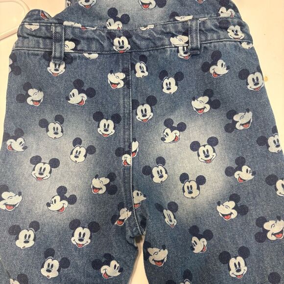 Disney Baby Mickey Mouse Print Denim Overalls 12-18 Months Baby Girl Baby Boy - Picture 12 of 12